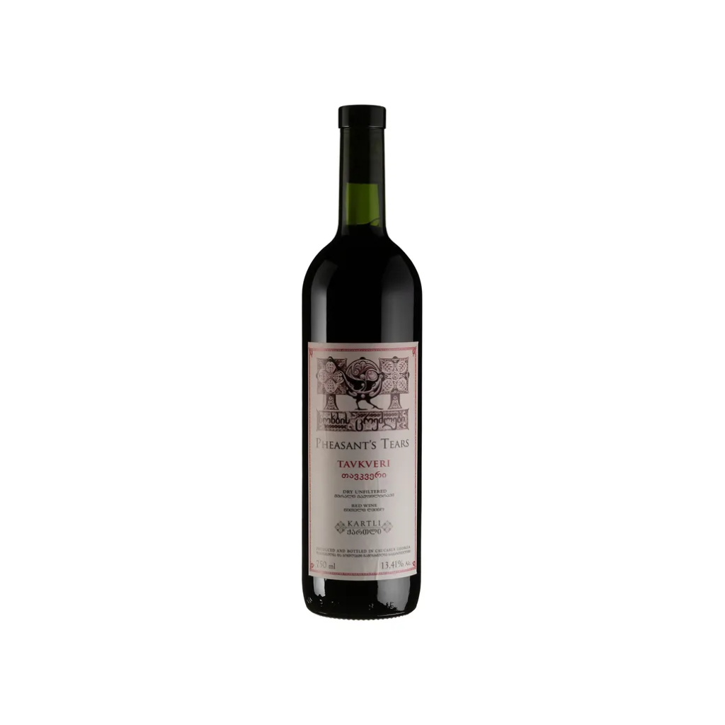 Вино Pheasant's Tears Тавквері / Tavkveri червоне сухе 0,75 л