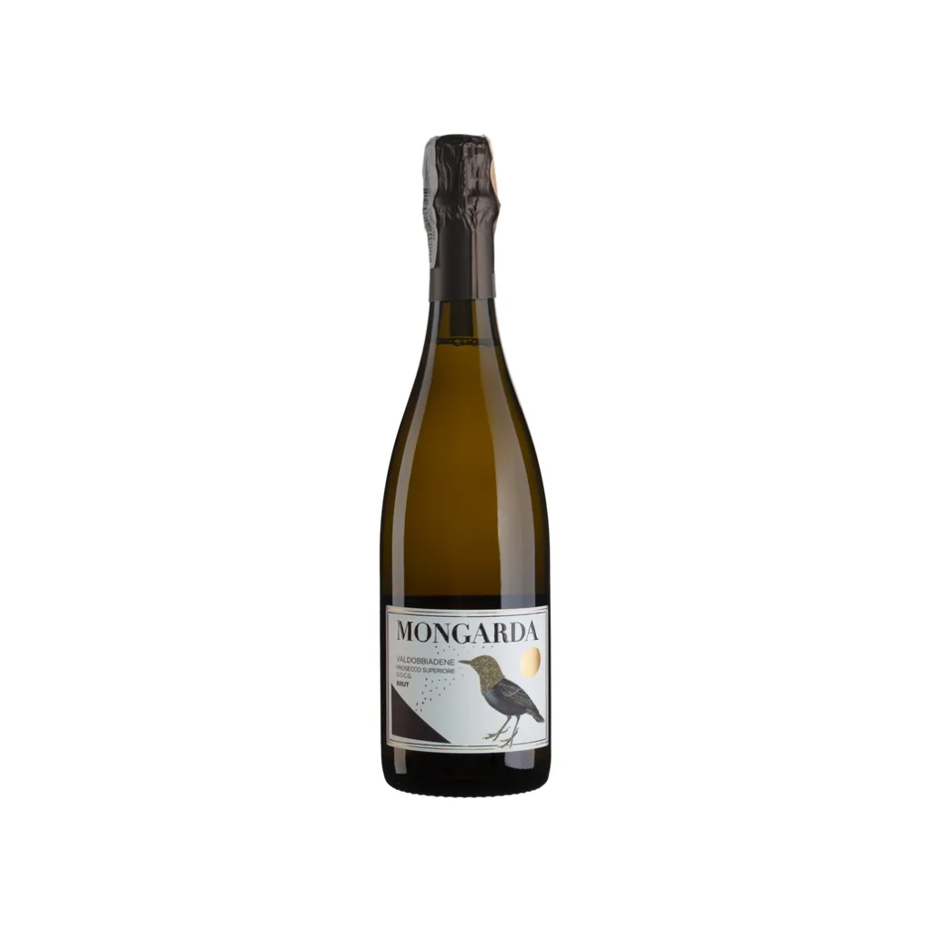 Ігристе Mongarda Вальдобб'ядене Просекко Суперіоре Брют / Valdobbiadene Prosecco Superiore Brut біле брют 0,75 л