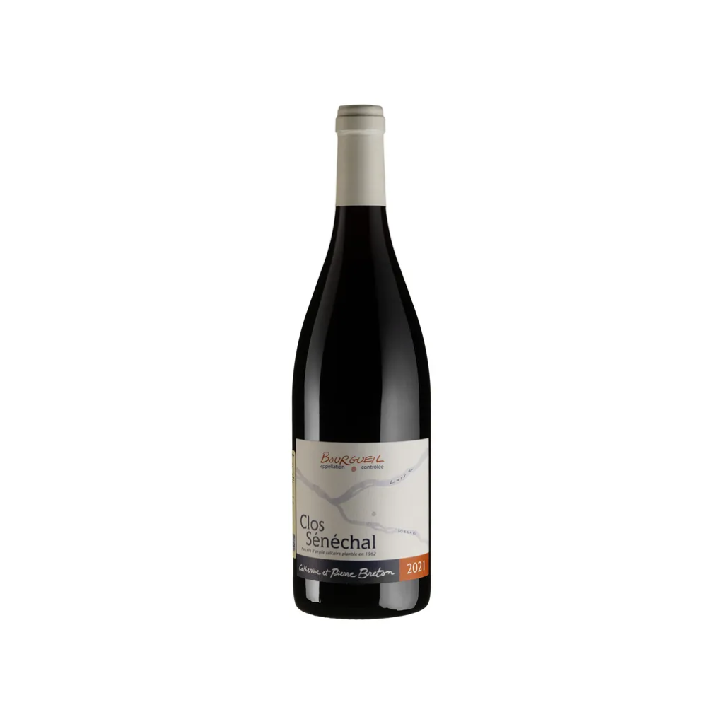 Вино Catherine et Pierre Breton Бургей Кло Сенешаль 2021 / Bourgueil Clos Senechal червоне сухе 0.75л