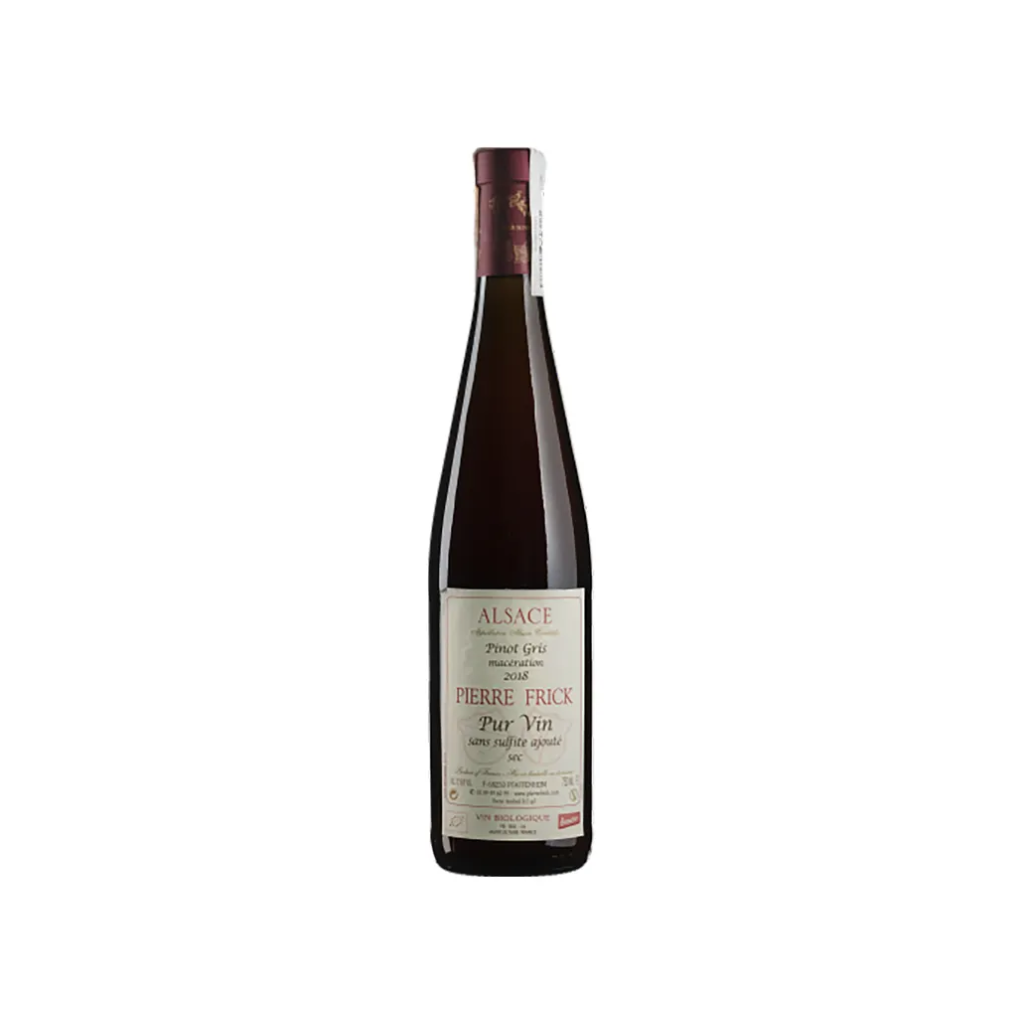 Вино Pierre Frick Піно Грі Масерасьйон Пур Він 2020 / Pinot Gris Maceration Pur Vin виноградне натуральне сухе біле 0,75 л