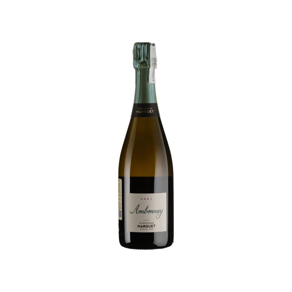 Шампанське Champagne Marguet Амбонне Гран Крю 2021 / Ambonnay Grand Cru біле брют-натюр 0.75л
