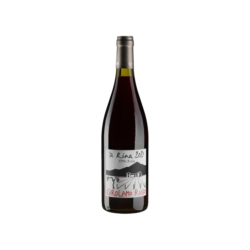 Вино Girolamo Russo Етна Россо А Ріна 2021 / Etna Rosso A Rina Вино виноградне натуральне  червоне сухе 0.75л