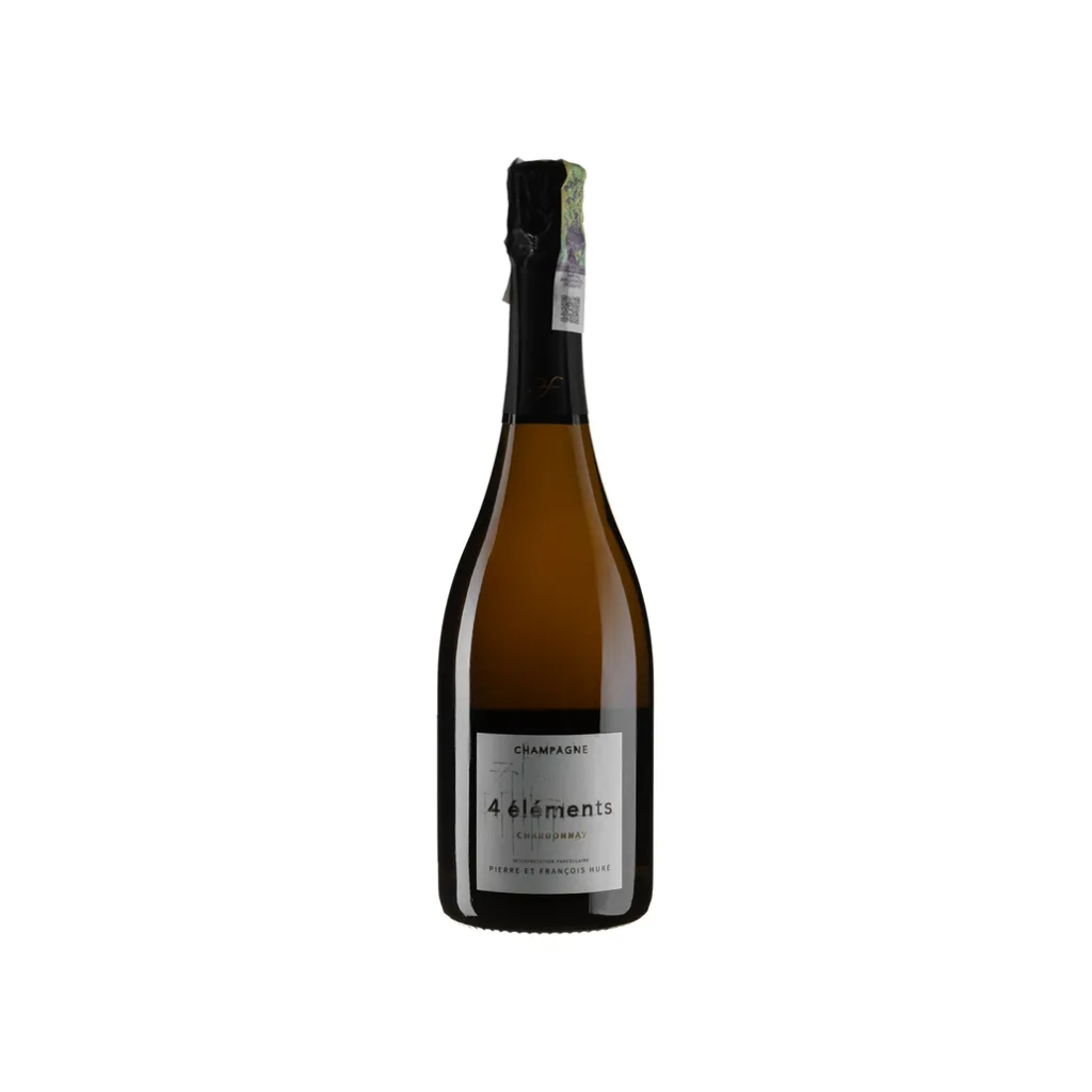 Шампанське Champagne Hure Freres 4 Елементс Шардоне "Лє Бланш Вуа" 2018 / 4 Elements Chardonnay "Les Blanches Voies" екстра-брют біле 0,75 л