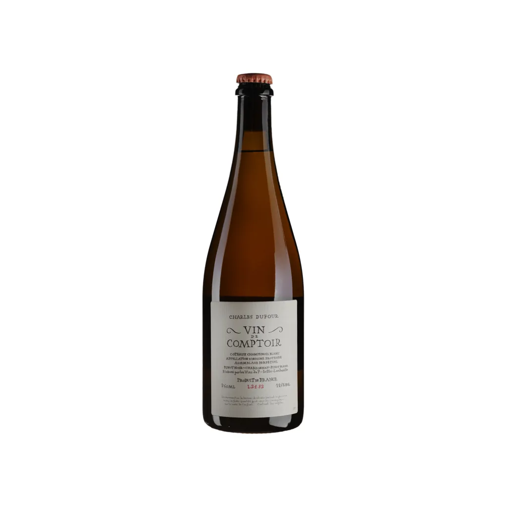Вино Les Vins du 7 Кото Шампенуа Він Де Комптуар / Coteaux Champenois Vin De Comptoir виноградне натуральне біле сухе 0.75л