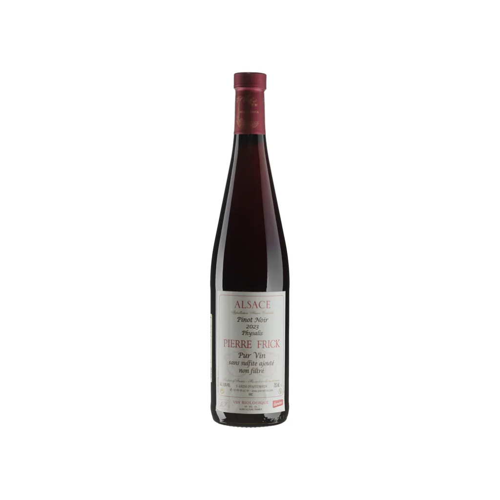 Вино Pierre Frick Піно Нуар Фізаліс Пур Він 2023 / Pinot Noir Physalis Pur Vin виноградне натуральне червоне сухе 0.75л
