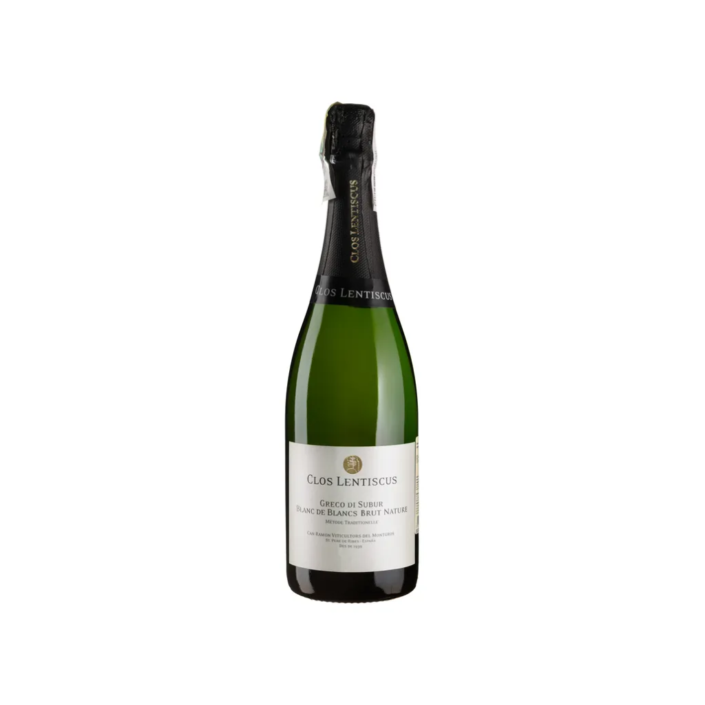 Вино Clos Lentiscus Блан де Блан Брют Натюр / Blanc de Blancs Brut Nature ігристе біле без дозажу 0.75 л