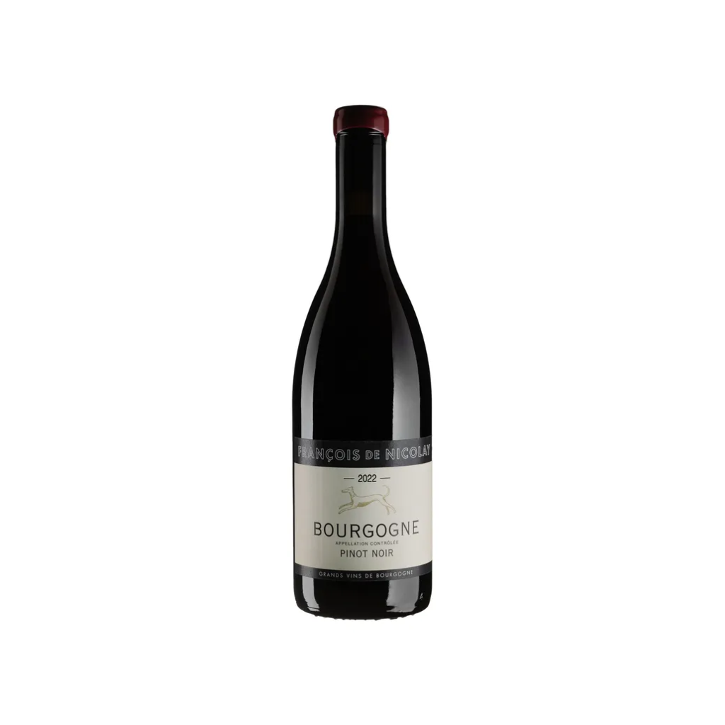 Вино Francois de Nicolay Бургунді Піно Нуар 2022 / Bourgogne Pinot Noir червоне сухе 0.75л