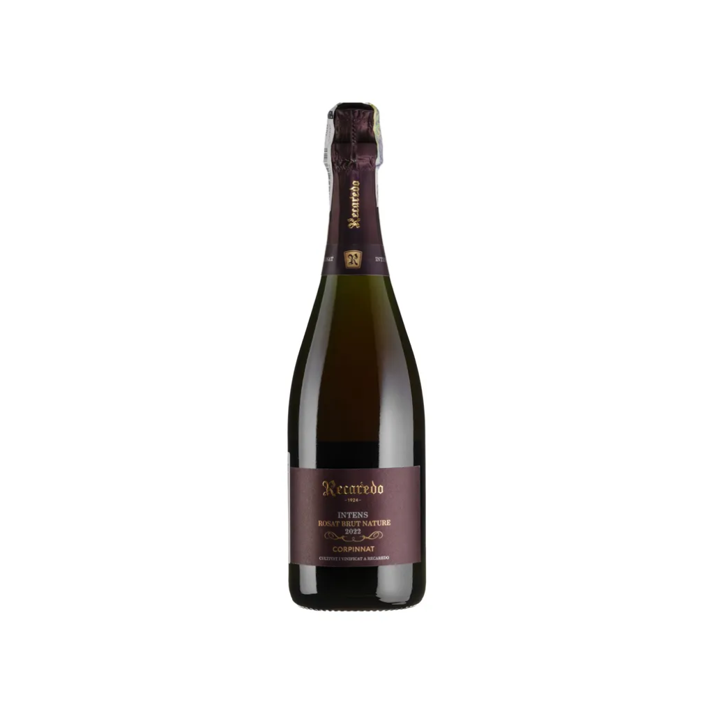 Вино Recaredo Інтенс Розат Брют Натюр 2021 / Intens Rosat Brut Nature виноградне натуральне рожеве ігристе без дозажу 0.75л