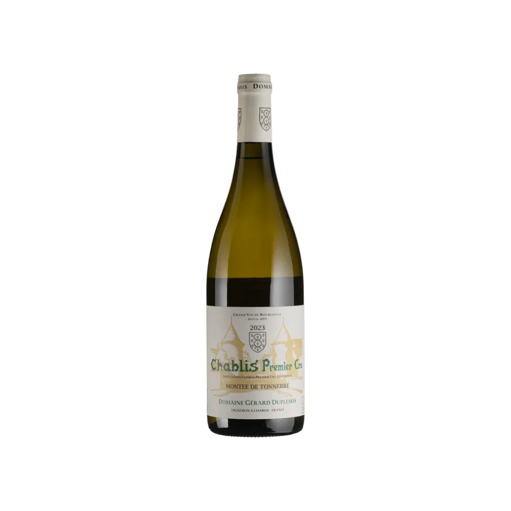Вино Gerard Duplessis Шаблі Прем'єр Крю Мунті де Тонер 2022 / Chablis 1er Cru Montee de Tonnerre  біле сухе 0,75 л